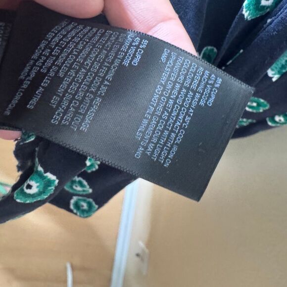 WHISTLES Dress Women's 8 Lenno Print Naya Button Dress Pockets Short Sleeve - Picture 7 of 10